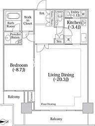 河田町ガーデンクラブフロア 3502
