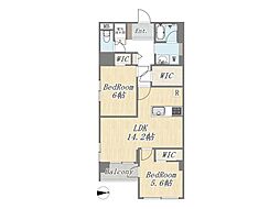 府中グリーンハイツ　リノベーションマンション　東南角住戸 201