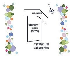 豊明市栄町大蔵下　古家付土地