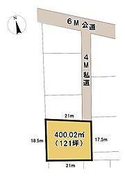 売地　土浦市板谷六丁目1区画