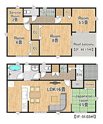 開発分譲地内 笠間市旭町第9　1号棟
