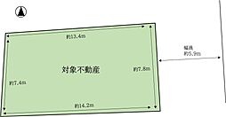 高松　萩原天神徒歩７分　建築条件なし土地　2号地