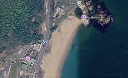 淡路島ビーチ沿いの土地