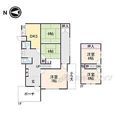 北葛城郡上牧町米山台１丁目の一戸建て