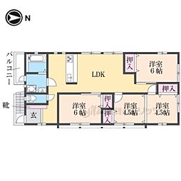 奈良市三碓６丁目の一戸建て