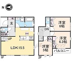 橿原市常盤町の一戸建て