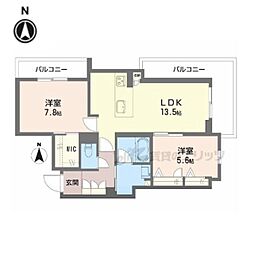 シャーメゾン　香芝　ワイケイ 301