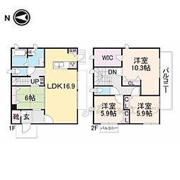香芝市すみれ野１丁目の一戸建て