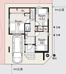 越谷市登戸町Ｎｏ．4　全1棟