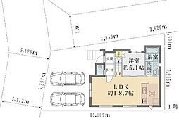八潮市木曽根2期 全1棟