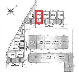 宮代町百間第8 全10棟 7号棟