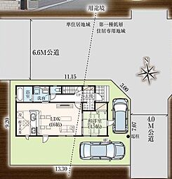 越谷市南荻島12期 全1棟