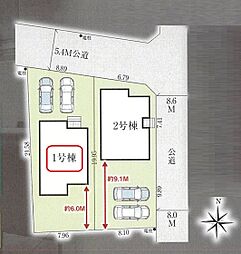 三郷市鷹野10期　全2棟　1号棟