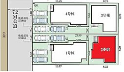 越谷市東大沢全4棟　2号棟