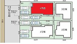 越谷市東大沢全4棟　4号棟