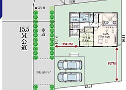 松伏町ゆめみ野2期　全1棟