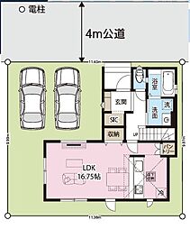 春日部市藤塚21期　全1棟
