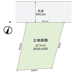 杉並区下高井戸４丁目　建築条件付売地