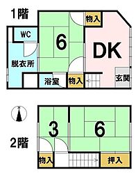 中古テラスハウス　大津市際川3丁目