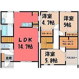 伊勢崎市南千木町の一戸建て