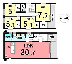 新築戸建　清須市西市場4丁目　2号棟