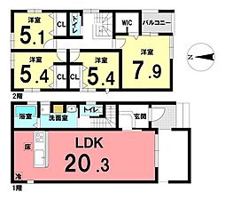 新築戸建　清須市西市場4丁目　4号棟