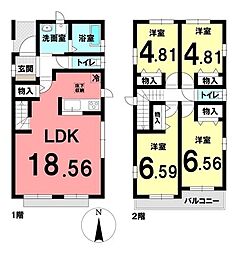 新築戸建　北名古屋市高田寺起返
