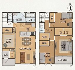 新築戸建 清須市阿原星の宮　1号棟
