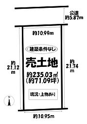 売土地　北名古屋市九之坪下葭田