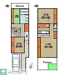 代沢1丁目戸建て