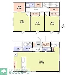 世田谷区上北沢3丁目戸建貸家 1