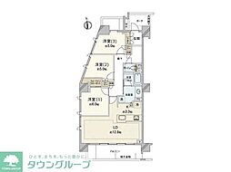 プラウド世田谷砧 201