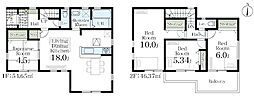 上尾市原市　新築一戸建て　2号棟