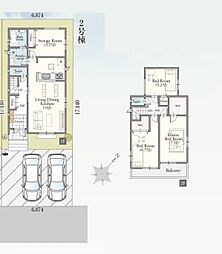 上尾市浅間台　新築一戸建て　2号棟