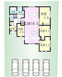 リバース　みやま市役所南7号棟 1