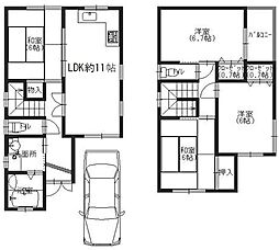 4ＬＤＫ木造2階建ての中古戸建住宅