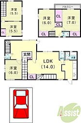 長田区五位ノ池町四丁目戸建て