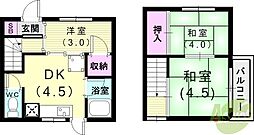 須磨浦通4丁目貸家　西1号室