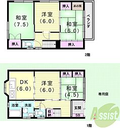 養老町1丁目貸家