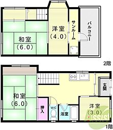 神戸市須磨区車字道谷山戸建て