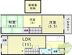 上池田連棟貸家