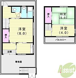 緑が丘1丁目貸家