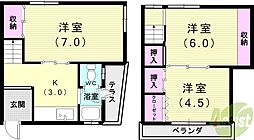 朝霧南町3丁目貸家