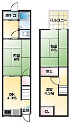 喜連5丁目森口貸家 3