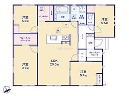 笠間市笠間1期　新築戸建　1号棟