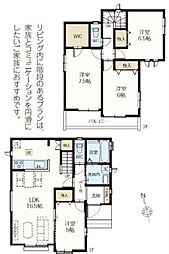 川口市安行領根岸　新築分譲住宅　1ーＢ号棟/全3棟
