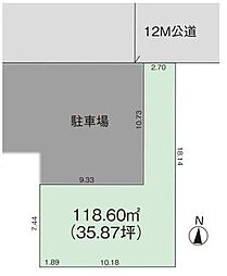 川口市大字榛松　売土地