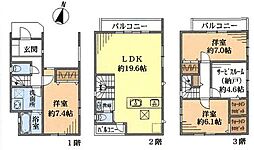 川口市中青木3丁目　新築分譲住宅　1号棟/全2棟