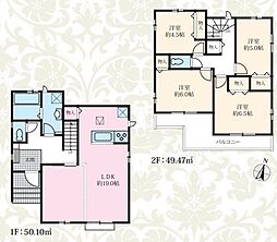 川口市新堀　新築分譲住宅　全22棟今回販売11棟　Ｂ号棟