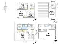 川口市並木1丁目　新築分譲住宅　2号棟/全4棟